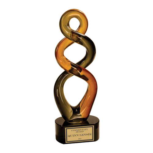 Premier Brown Twist Art Glass Premier Brown Twist Art Glass