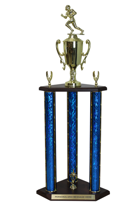 3 column trophy - 4 sizes, choose a figure, color, and trim. Free engraving & Fast shipping 3 column trophy - 4 sizes, choose a figure, color, and trim. Free engraving & Fast shipping