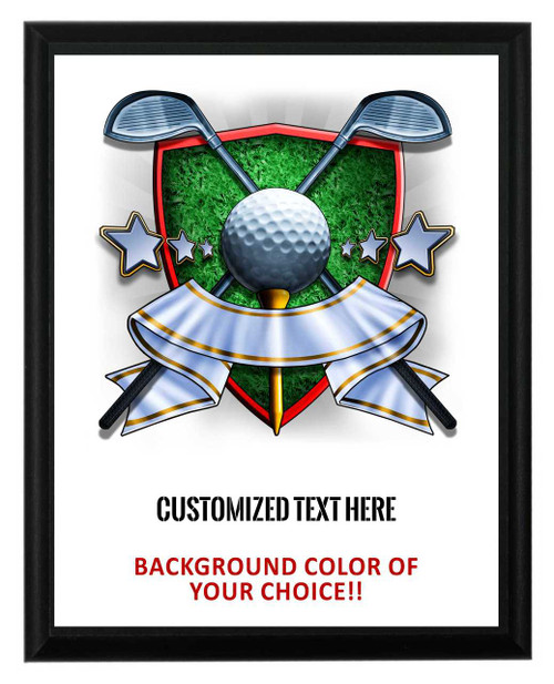 Golf Plaque Golf Plaque