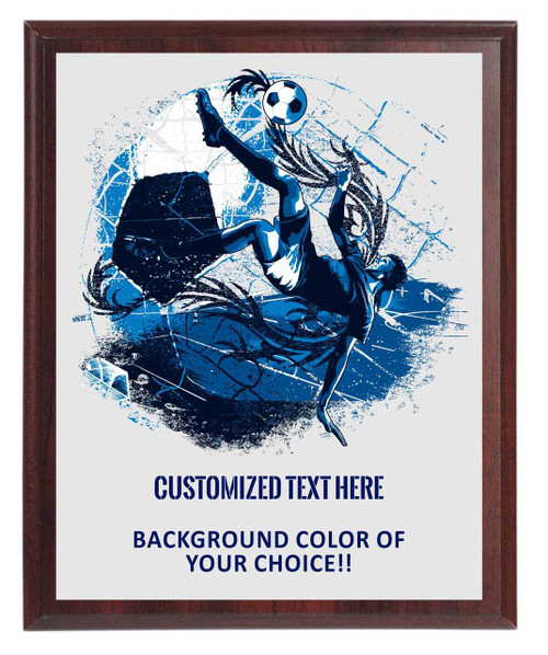 Soccer Kicking Plaque