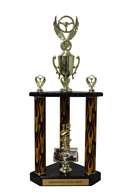 Car Show 3 Column - Free Dash Plaque, Free Engraving & fast production