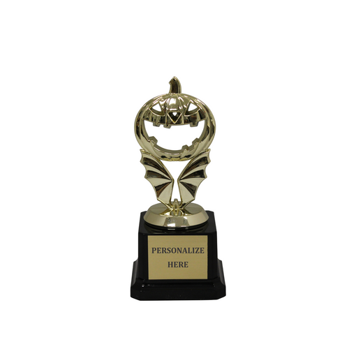 Haunted Pumpkin Halloween Trophy