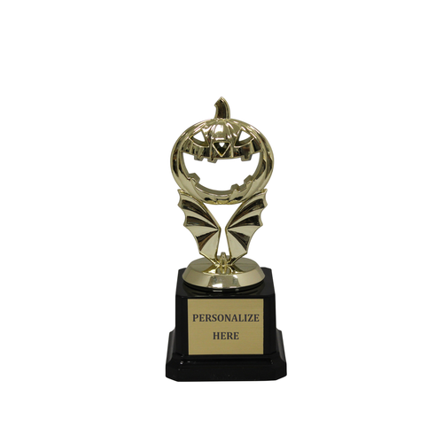 Haunted Pumpkin Halloween Trophy