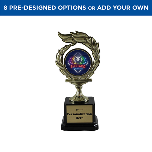 Billiards Flame Trophy Award Billiards Flame Trophy Award