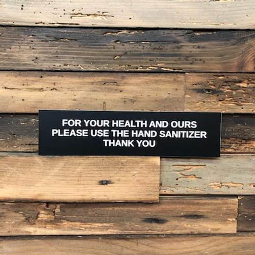Custom Engraved Flat Sign