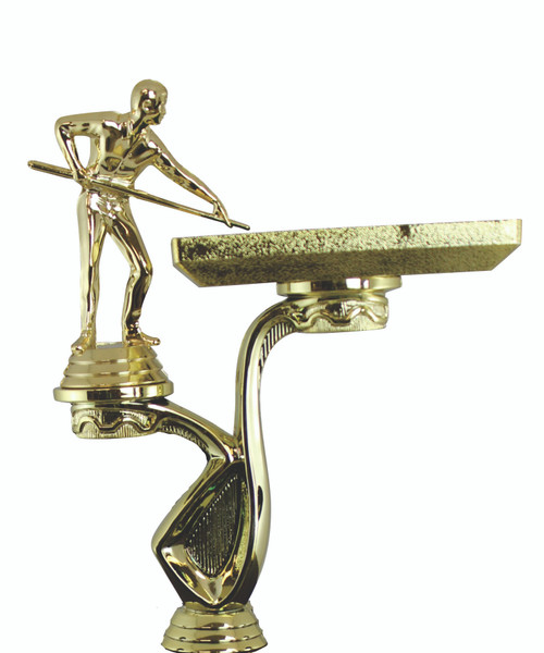 POOL SHOOTER AND TABLE FIGURE - Female POOL SHOOTER AND TABLE FIGURE - Female