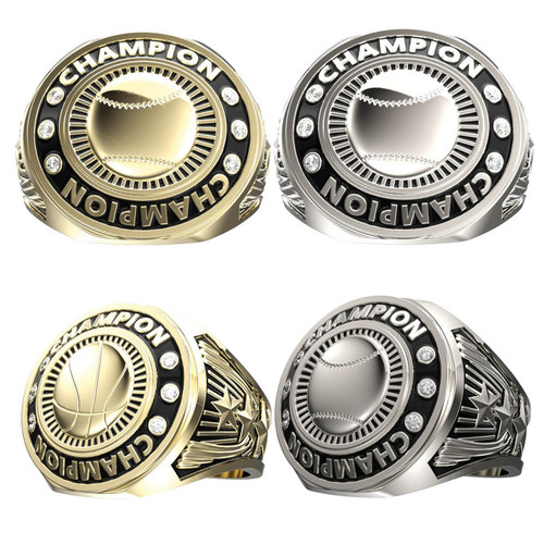 Bright Start Champion Rings | Gold and Silver with insert options Bright Start Champion Rings | Gold and Silver with insert options