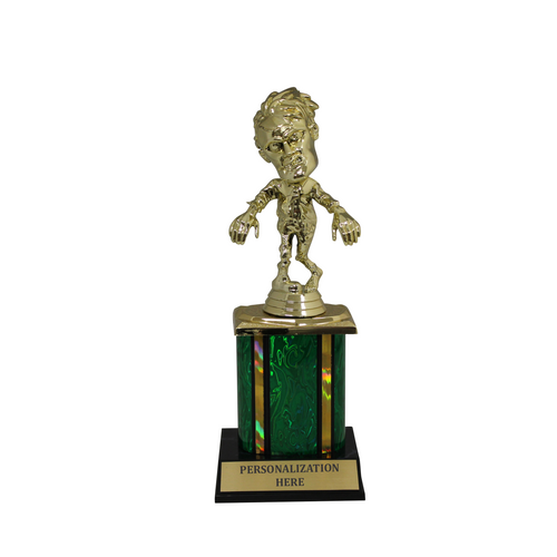 Zombie Green Column Trophy Award Zombie Green Column Trophy Award