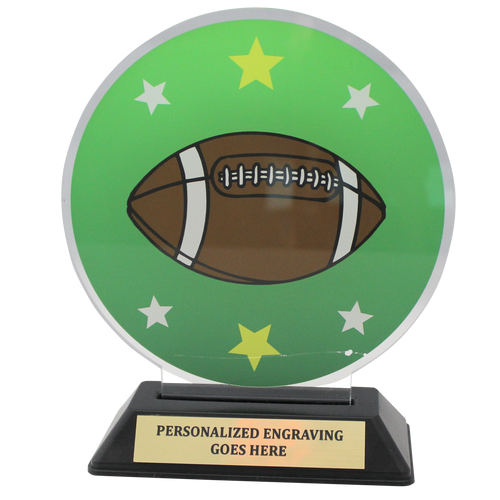 7-Inch Football Acrylic 7-Inch Football Acrylic