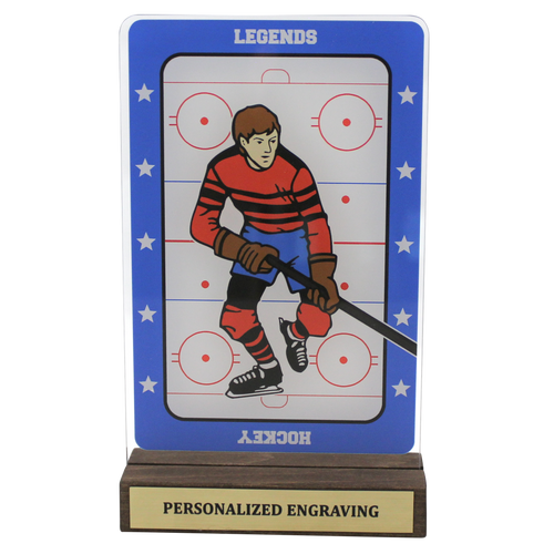 4X6 Hockey Acrylic Award 4X6 Hockey Acrylic Award