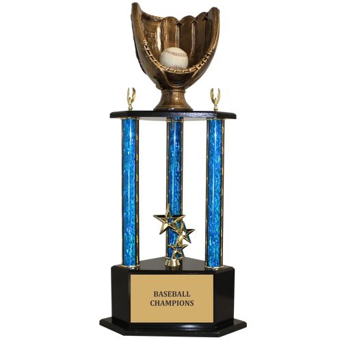 3-Column Baseball Trophy 3-Column Baseball Trophy
