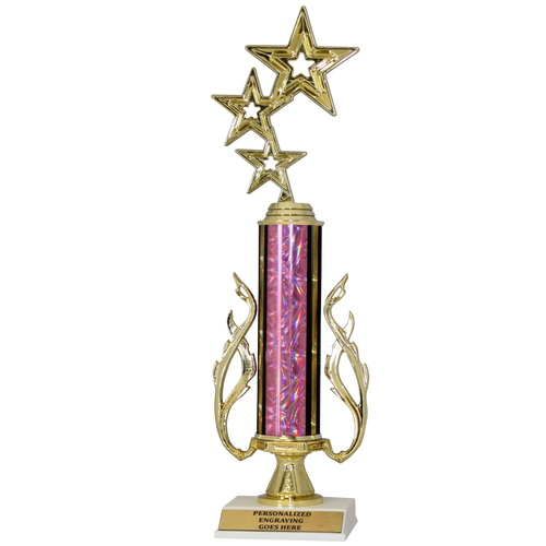 Single Column Stars Trophy Single Column Stars Trophy