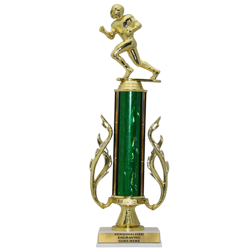 Single Column Football Player Trophy Single Column Football Player Trophy