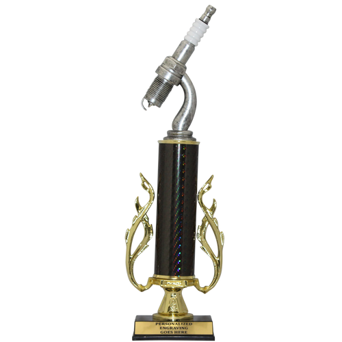 Single Column Spark Plug Trophy Single Column Spark Plug Trophy