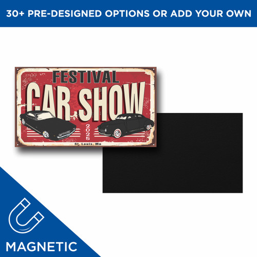 2x3.5 Magnetic Dash Plaque