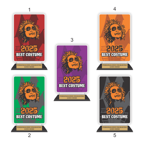 Beetlejuice Acrylic Award