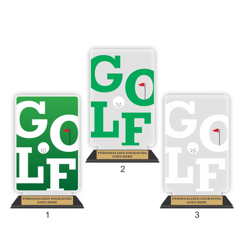 Golf Acrylic options