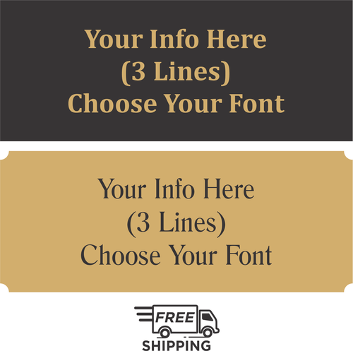 2x4 Brass Plate with Free Shipping Info 2x4 Brass Plate with Free Shipping Info