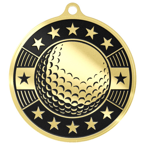 Gold Golf Simucast Medal Gold Golf Simucast Medal
