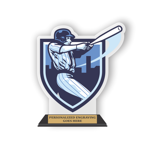 Baseball Batter Acrylic Award Baseball Batter Acrylic Award