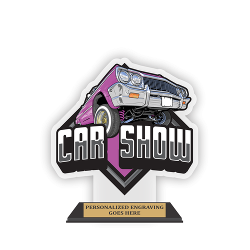 Acrylic Car Show Trophy Award Acrylic Car Show Trophy Award