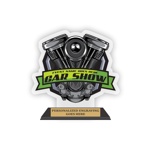 Car Show Acrylic Trophy Car Show Acrylic Trophy