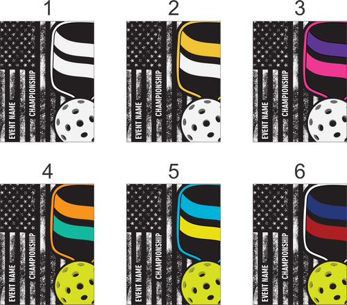 Pickleball Plaques Color Options Pickleball Plaques Color Options