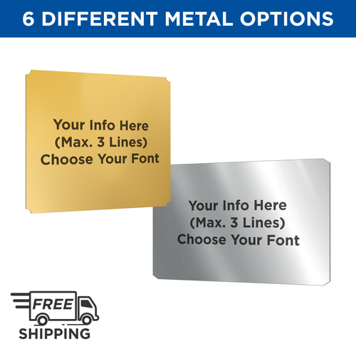 CUSTOM CUT ALUMINUM PLATES CUSTOM CUT ALUMINUM PLATES