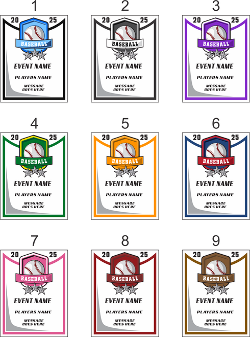 Baseball Shield Plaque Design Options Baseball Shield Plaque Design Options