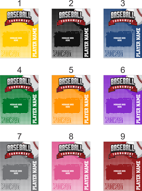 Baseball Tournament Plaque Design Options Baseball Tournament Plaque Design Options