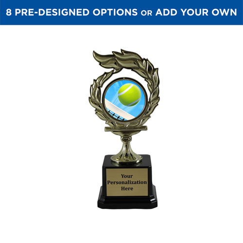 Tennis Flame Trophy Award