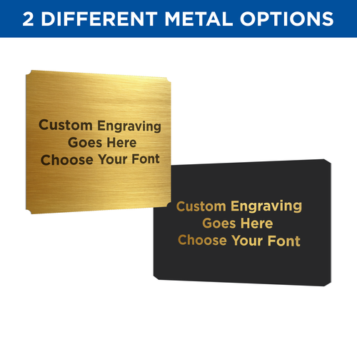 CUSTOM BRASS PLATE