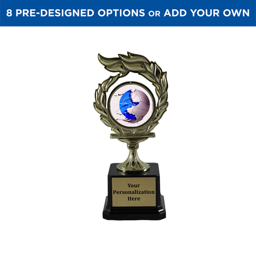 Volleyball Flame Trophy Award Volleyball Flame Trophy Award