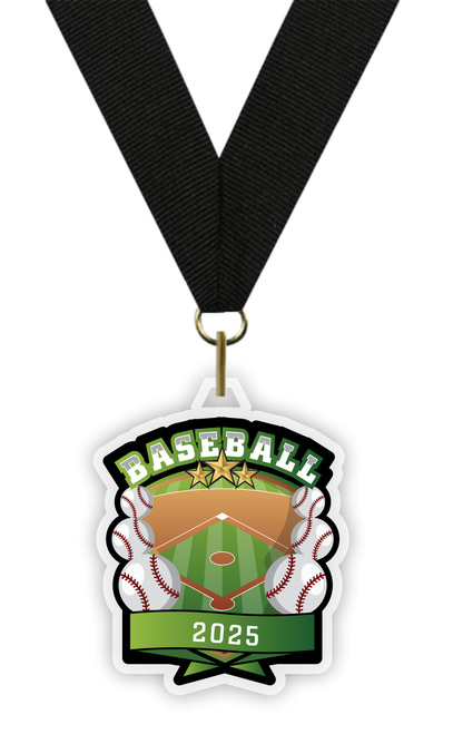 Baseball Field Acrylic Medal Baseball Field Acrylic Medal