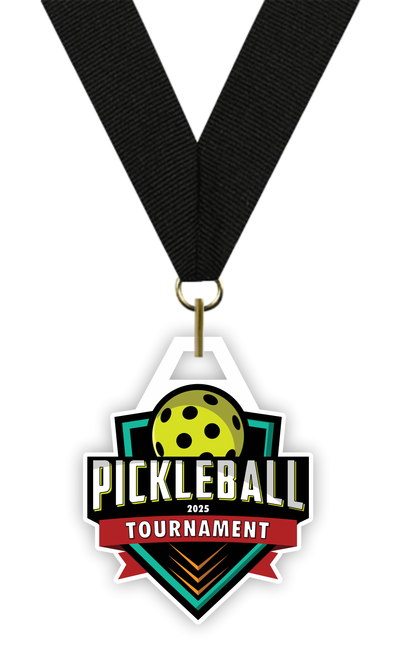 Pickleball Tournament Acrylic Medal Pickleball Tournament Acrylic Medal