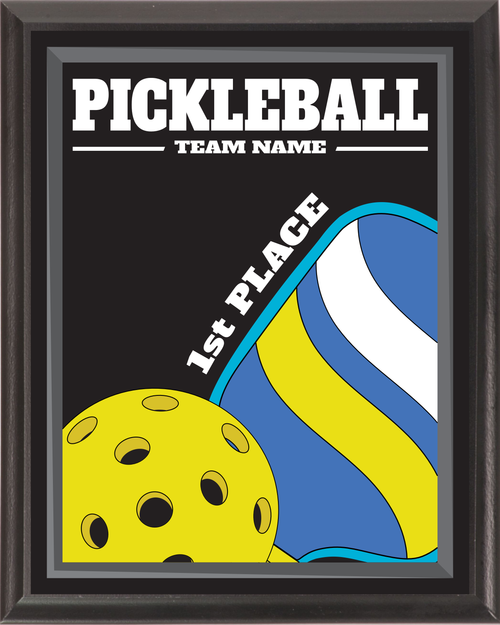 Pickleball Paddle Plaque Black Pickleball Paddle Plaque Black