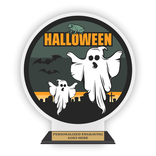 7-Inch Halloween Ghost Acrylic Trophy