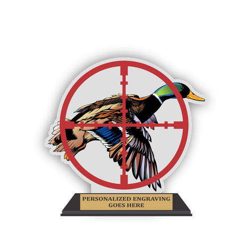 Mallard Duck Acrylic Trophy Award