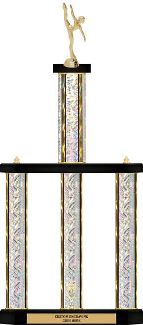 Dance 3 Column Trophy
