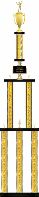 VOLLEYBALL 3 FOOT, 4 FOOT, 5 FOOT AND 6 FOOT 3 TIER LARGE TROPHIES