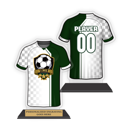 Soccer Jersey Acrylic Award