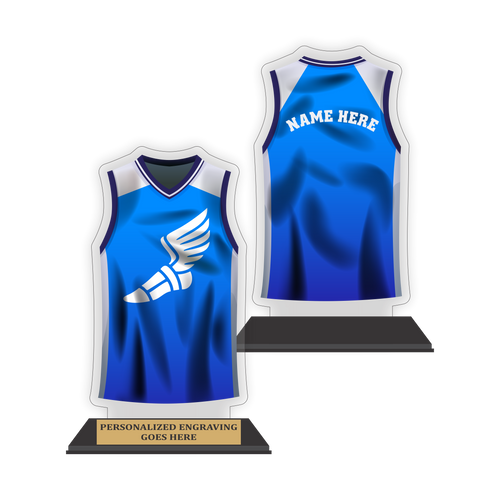 Track Jersey Acrylic Award
