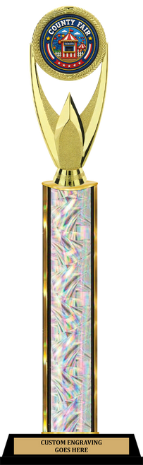 County Fair Single Column Trophy