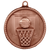 Bronze Basketball High Relief Medals