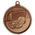 Bronze Soccer High Relief Medals