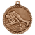 Bronze Wrestling High Relief Medals