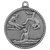 Silver Gymnastics High Relief Medal - Female