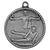Silver Gymnastics High Relief Medal - Male