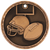 Bronze Football 3-D Medals