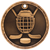 Bronze Hockey 3-D Medals